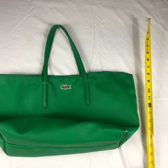 Lacoste Tote Bag Medium Green - Picture 3 of 9